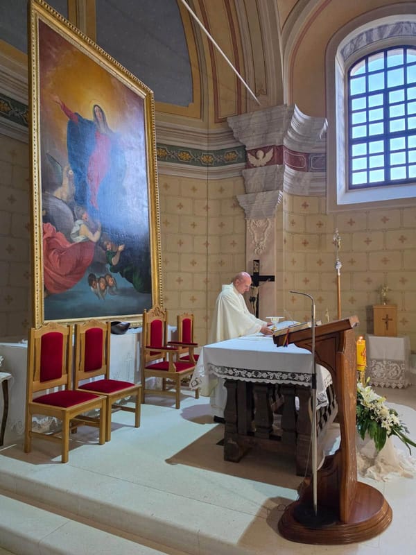 1. dan trodnevnice. Trodnevna duhovna priprema za svetkovinu Uznesenja BD Marije-Veliku Gospu.  12.8.2026.