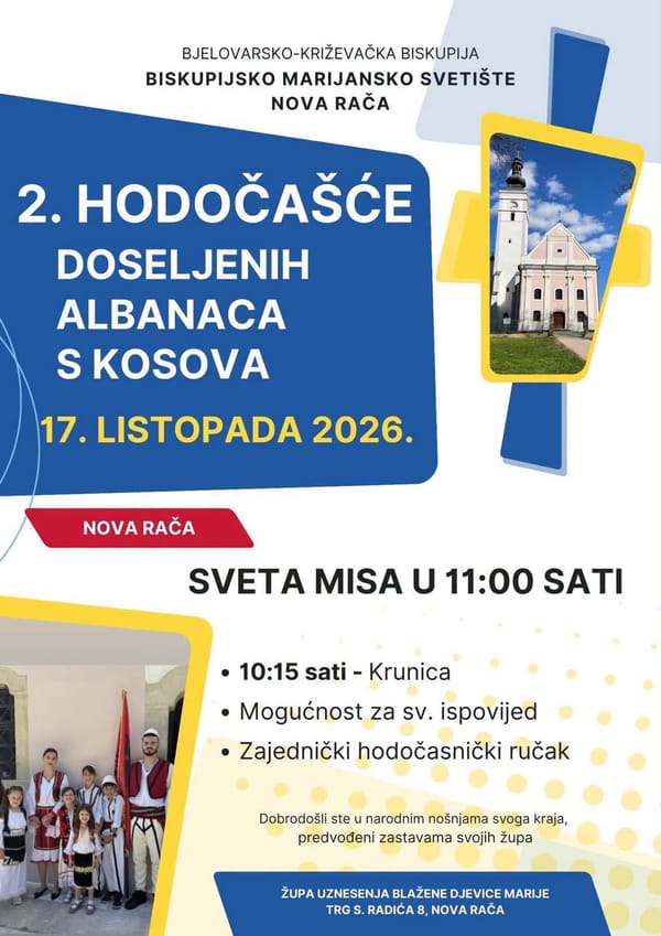 2. Hodočašće doseljenih Albanaca s Kosova.